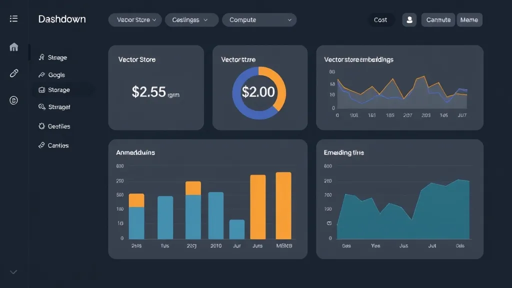 SaaS IA : estimer le coût d’un vector store et réduire les dépenses d’inférence et de stockage